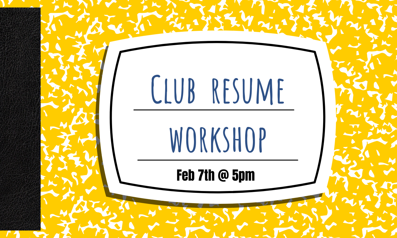 Club Resume Workshop
